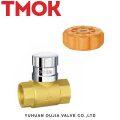 brass color lockable ball valve